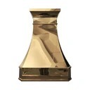 Classic Curve Polished Brass Vent Hood PB3-R03 — view 4