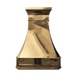 Classic Curve Polished Brass Vent Hood PB3-R03 — view 5