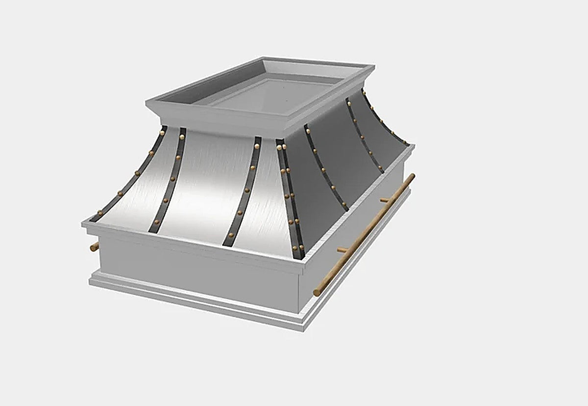 Classic Curved Stainless Steel Range Hood PS7-R03 — view 2