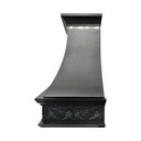 Curved Black Stainless Steel Range Hood PS7-R07