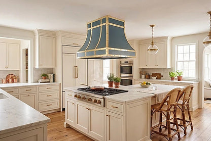 Curved Island Mounted Stainless Steel Hood Range PS7-R13