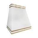 Custom Angle Shaped Design White Stainless Steel Kitchen Hood PS34-G03 — view 5
