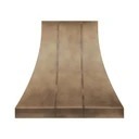 Custom Antique Classic Curved Brass Vent Hood PB7-R05 — view 4