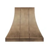 Custom Antique Classic Curved Brass Vent Hood PB7-R05 — view 5