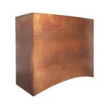 Custom Box Shaped Copper Vent Hood With Fire Patina PC5-C01 — view 2