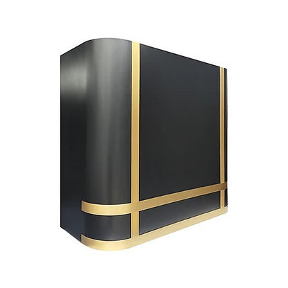 Custom Box Shaped Dark Stainless Steel Stove Hood PS5-C01 — view 4