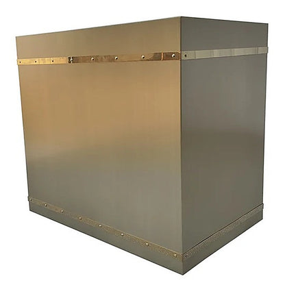 Custom Brass Vent Hood With Clean Line PB5-C01 — view 2