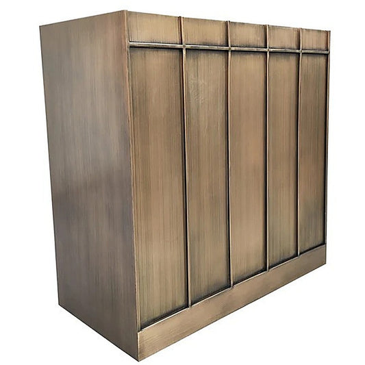 Custom Clean Line Antique Brass Range Hood PB5-C03