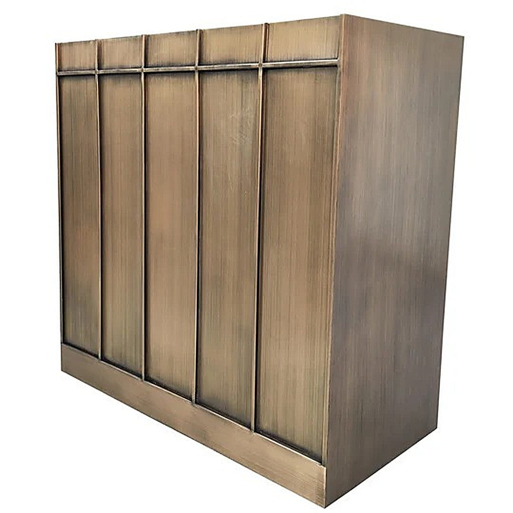 Custom Clean Line Antique Brass Range Hood PB5-C03 — view 2