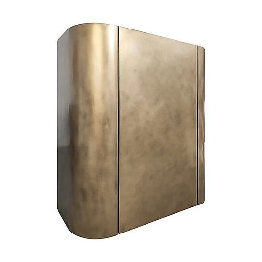 Custom Clean Line Box Shaped Brass Range Hood PB5-C02