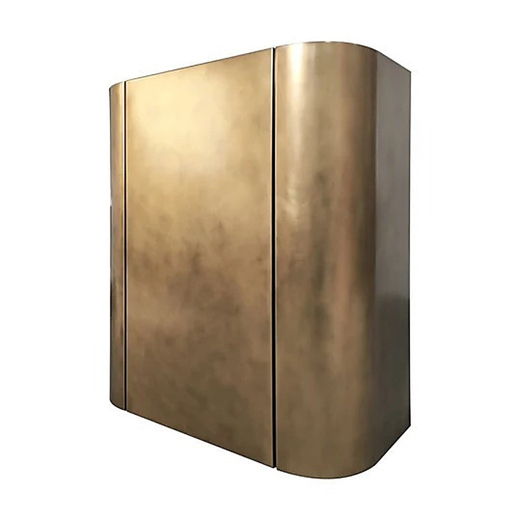 Custom Clean Line Box Shaped Brass Range Hood PB5-C02 — view 5