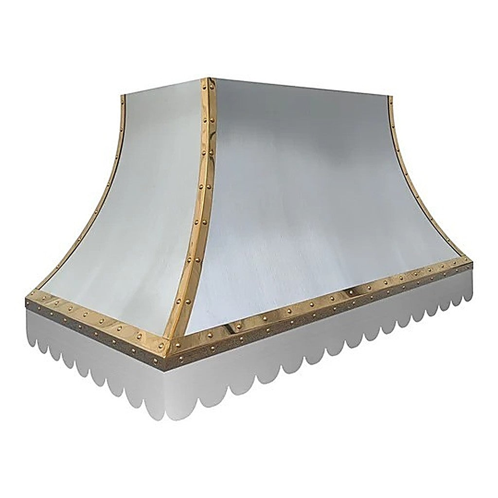 Custom Curved Island Chimney Stainless Steel Range Hood PS7-R11 — view 5