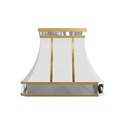 Custom Curved Stainless Steel Kitchen Range Hood PS3-R09