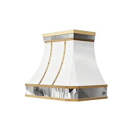 Custom Curved Stainless Steel Kitchen Range Hood PS3-R09 — view 2