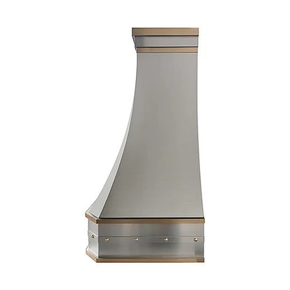 Custom Decorative Curved Stainless Steel Oven Range Hood PS3-R08 — view 3