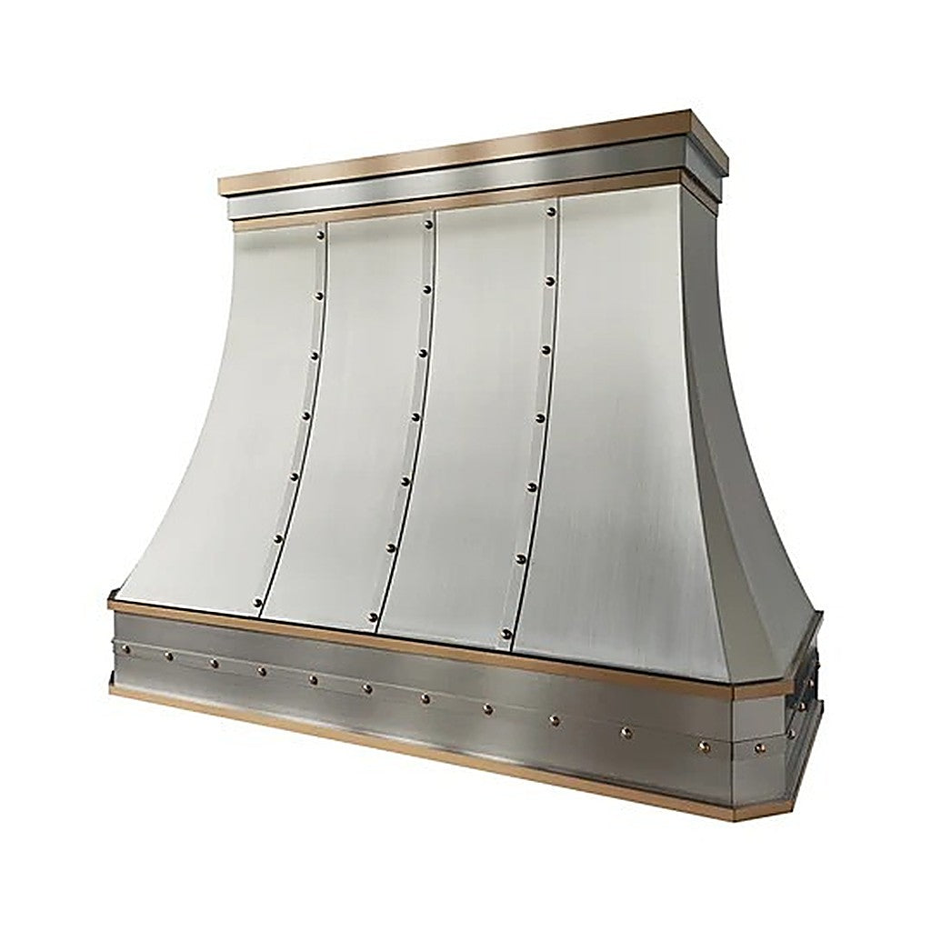 Custom Decorative Curved Stainless Steel Oven Range Hood PS3-R08 — view 5
