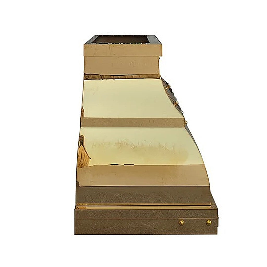 Custom Elegant Bell Shaped Brass Range Hood PB1-E01 — view 5