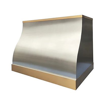 Custom Elegant Bell Shaped Stainless Steel Range Hood PS1-E05 — view 3