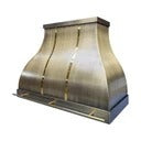 Custom Elegant Brass Kitchen Hood Range PB1-E08 — view 4
