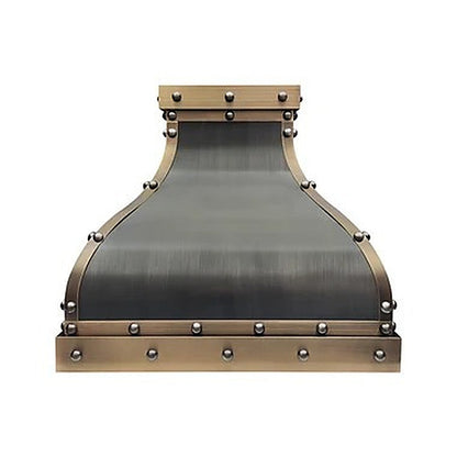 Custom Elegant Curved Stainless Steel Range Hood PS1-E04 — view 3