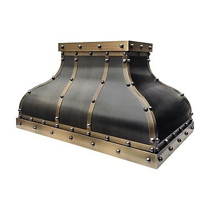 Custom Elegant Curved Stainless Steel Range Hood PS1-E04 — view 5