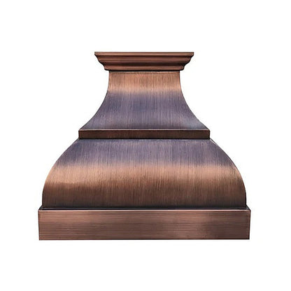 Custom Elegant Farmhouse Copper Kitchen Hood PC1-E01 — view 4