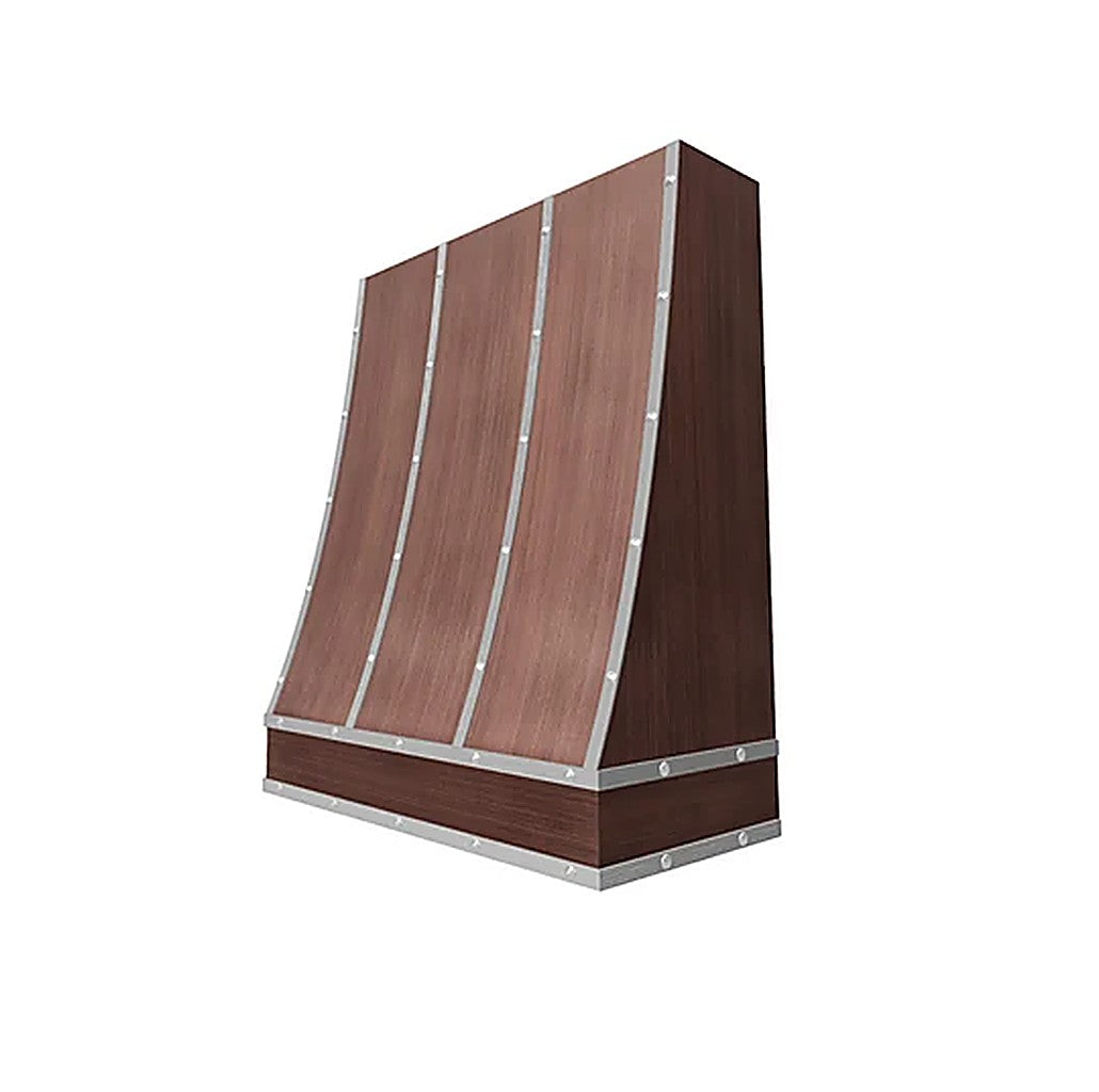 Custom Geometric Copper Vent Hood PC11-G04