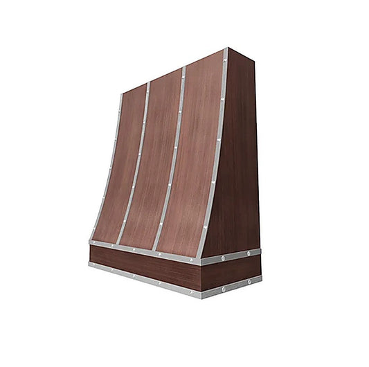 Custom Geometric Copper Vent Hood PC11-G04