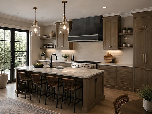 Custom Geometric Design Zinc Kitchen Range Hood PZ8-G03