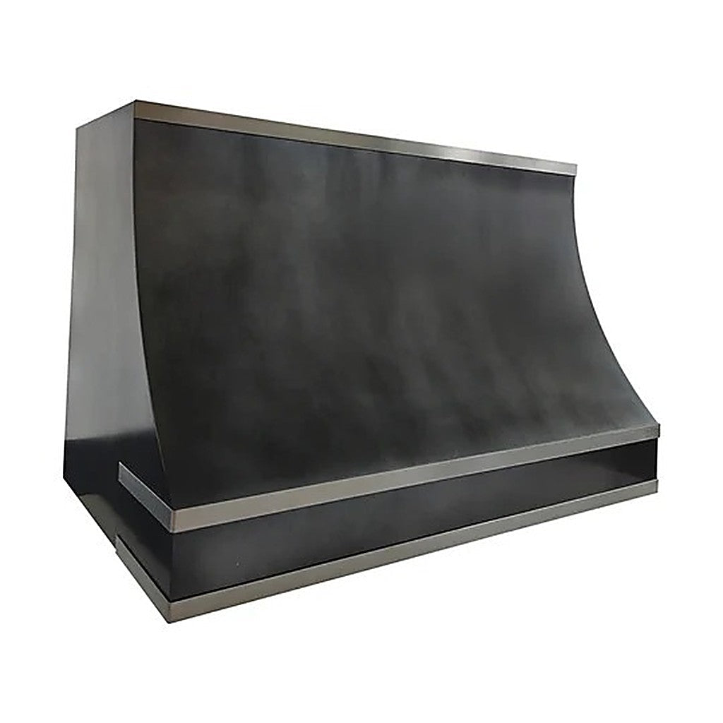 Custom Geometric Design Zinc Kitchen Range Hood PZ8-G03 — view 2