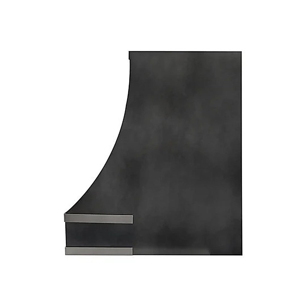 Custom Geometric Design Zinc Kitchen Range Hood PZ8-G03 — view 3
