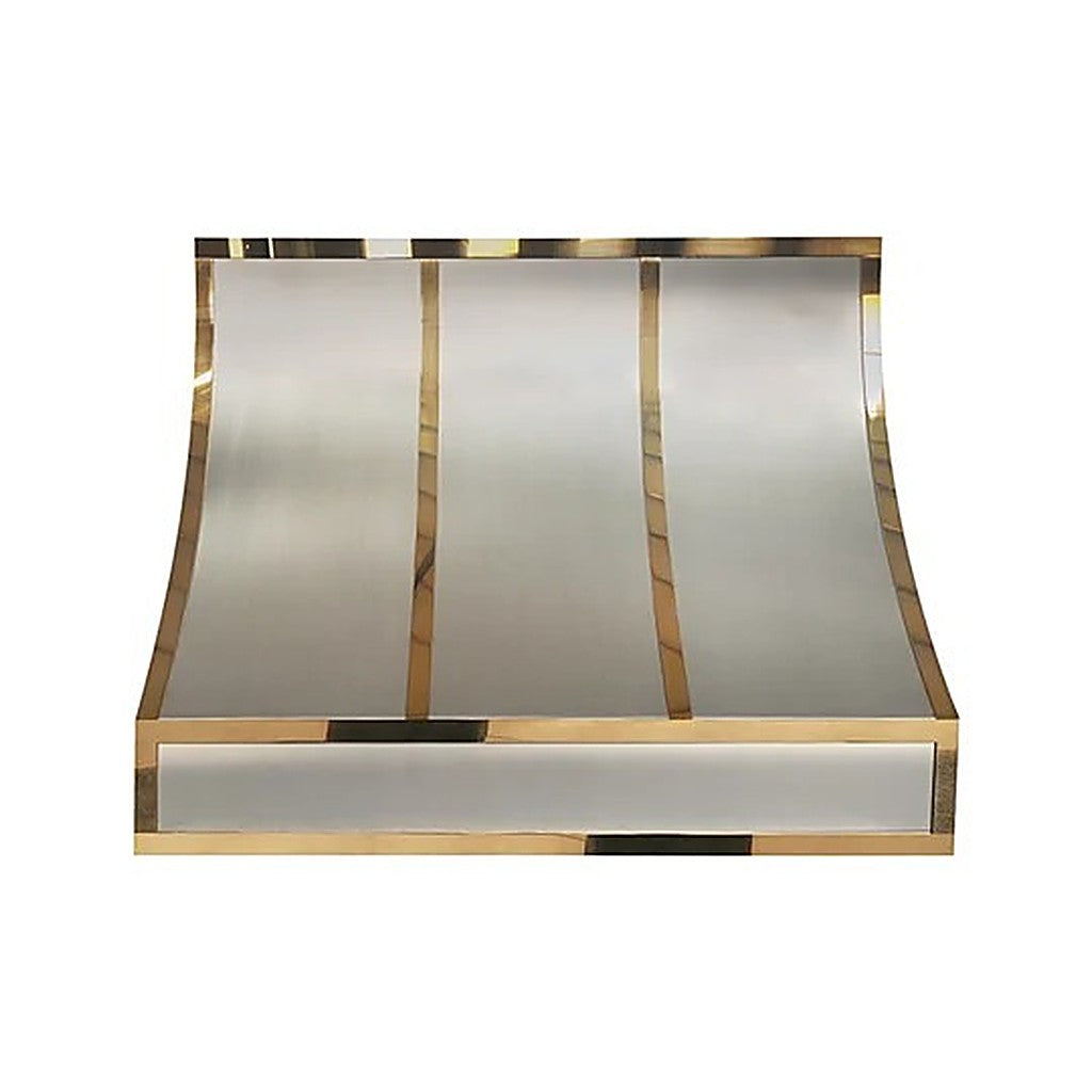 Custom Geometric Designed Stainless Steel Hood Range PS8-G04 — view 2