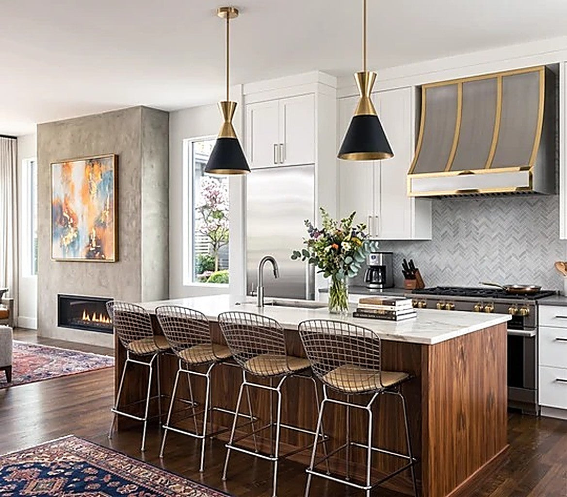Custom Geometric Designed Stainless Steel Hood Range PS8-G04 — view 5