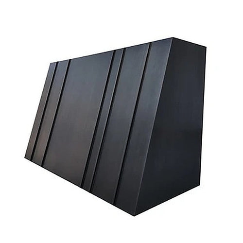 Custom Geometric Matte Finished Zinc Range Hood PZ11-G01