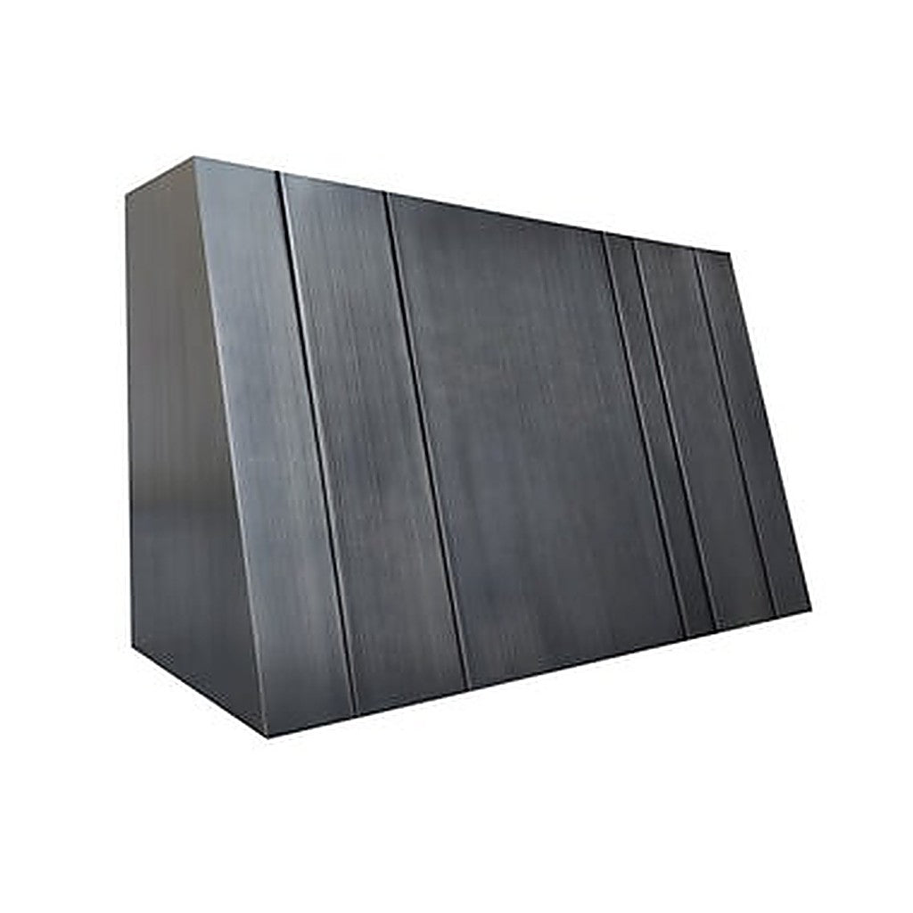Custom Geometric Matte Finished Zinc Range Hood PZ11-G01 — view 3