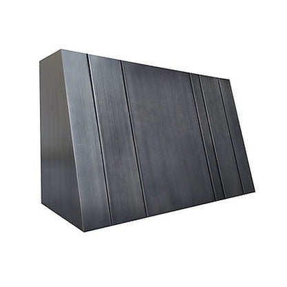Custom Geometric Matte Finished Zinc Range Hood PZ11-G01 — view 3