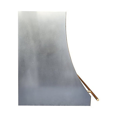 Custom Geometric Slope Shaped Zinc Stove Hood PZ8-G02