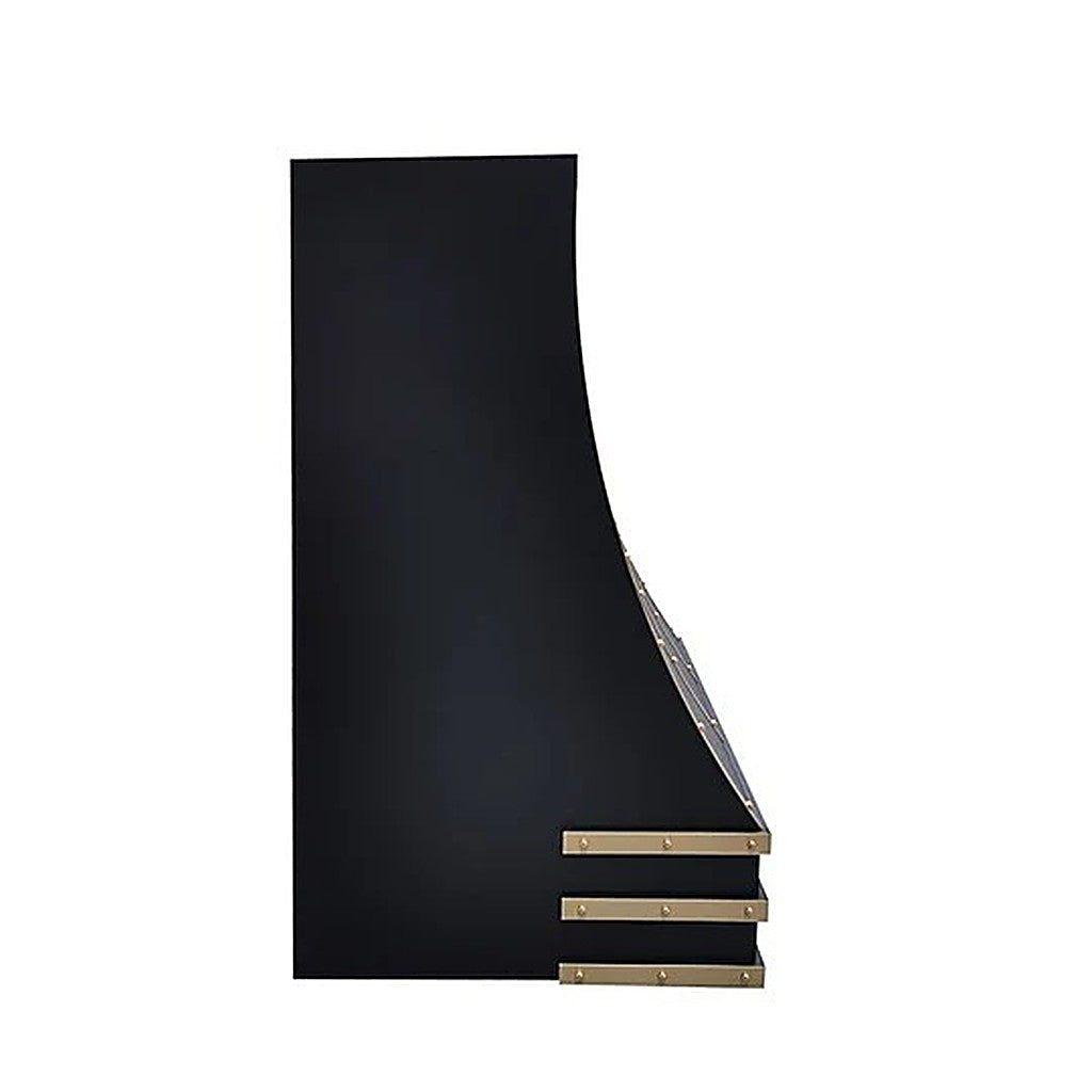 Custom Geometric Stainless Steel Vent Hood PS8-G03 — view 3