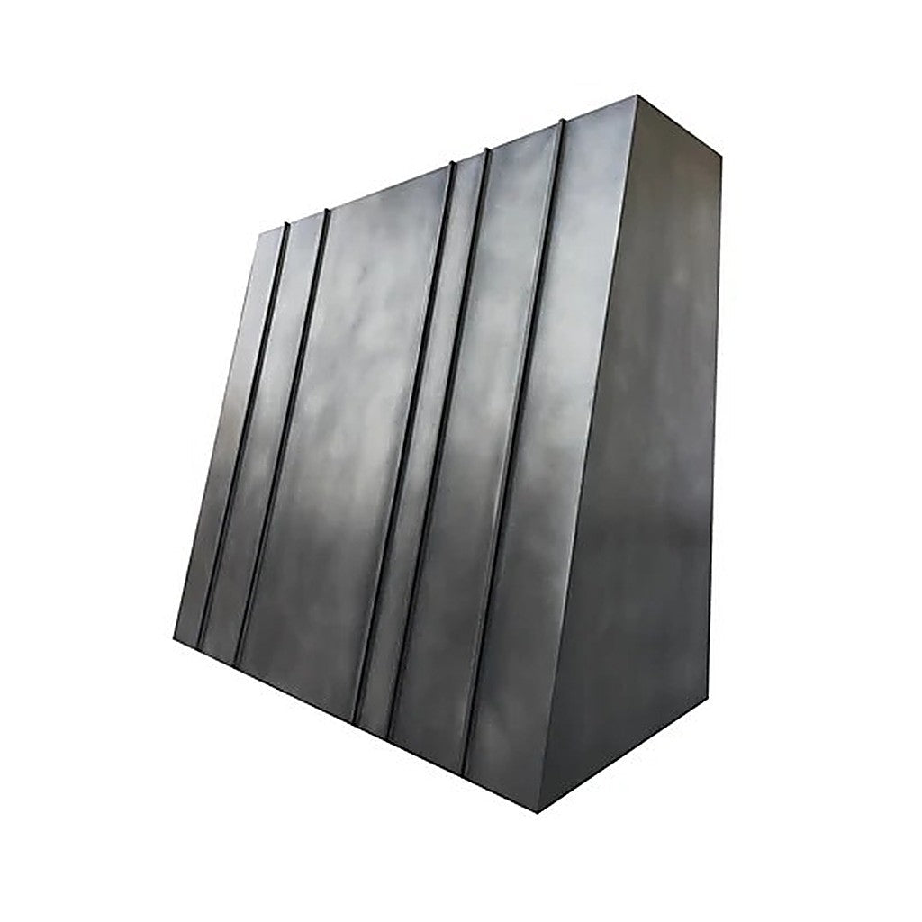Custom Geometric Sturdy Zinc Range Hood PZ11-G02 — view 4