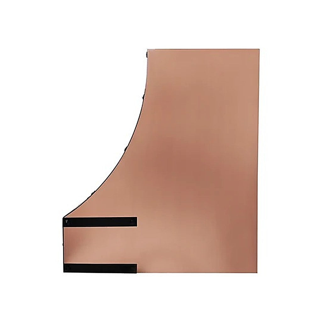 Custom Geometric Symmetric Copper Stove Hood PC8-G01 — view 5