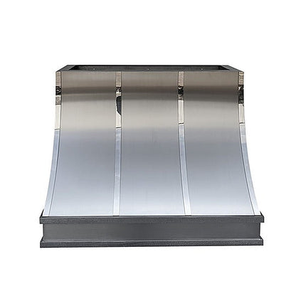 Custom Geometric Understated Stainless Kitchen Hood PS8-G02 — view 5