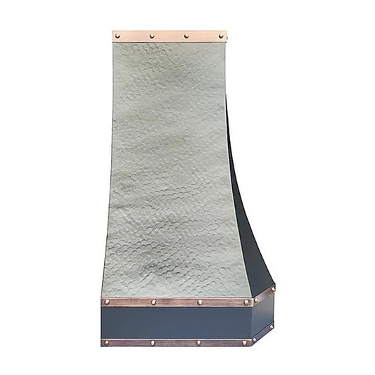 Custom Hammered Classic Copper Range Hood PC3-R02