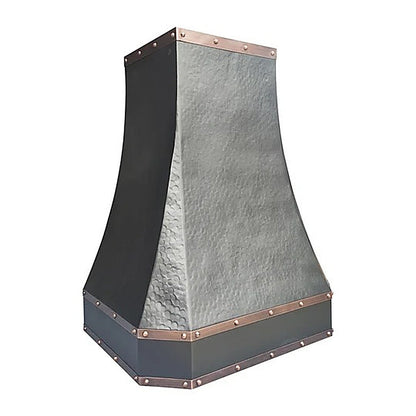 Custom Hammered Classic Copper Range Hood PC3-R02 — view 2