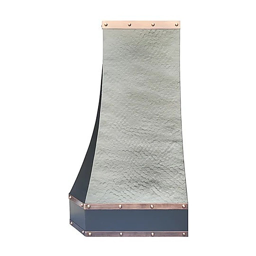 Custom Hammered Classic Copper Range Hood PC3-R02 — view 5