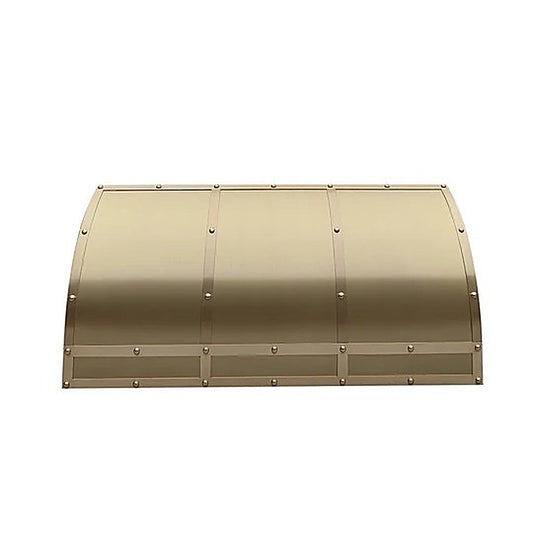 Custom Luxury Industrial Brass Range Hood PB9-B01