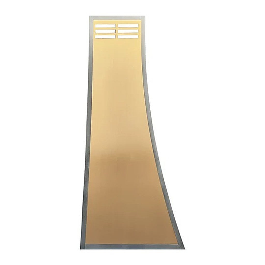 Custom Modern Curved Brass Vent Hood PB33-M01 — view 5