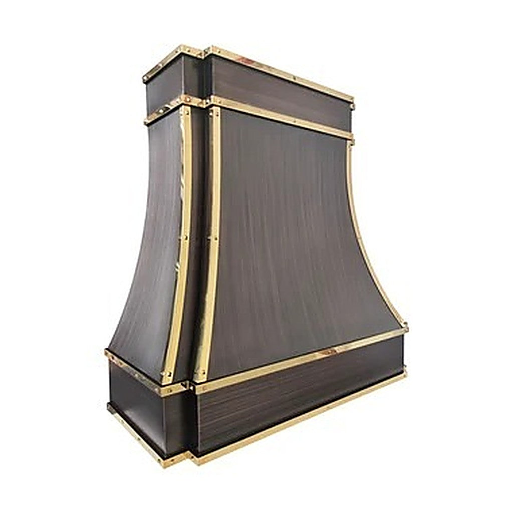 Custom Modern Farmhouse Copper Range Hood PC33-M02 — view 2