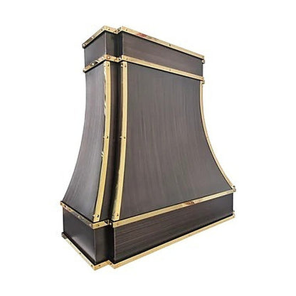 Custom Modern Farmhouse Copper Range Hood PC33-M02 — view 2