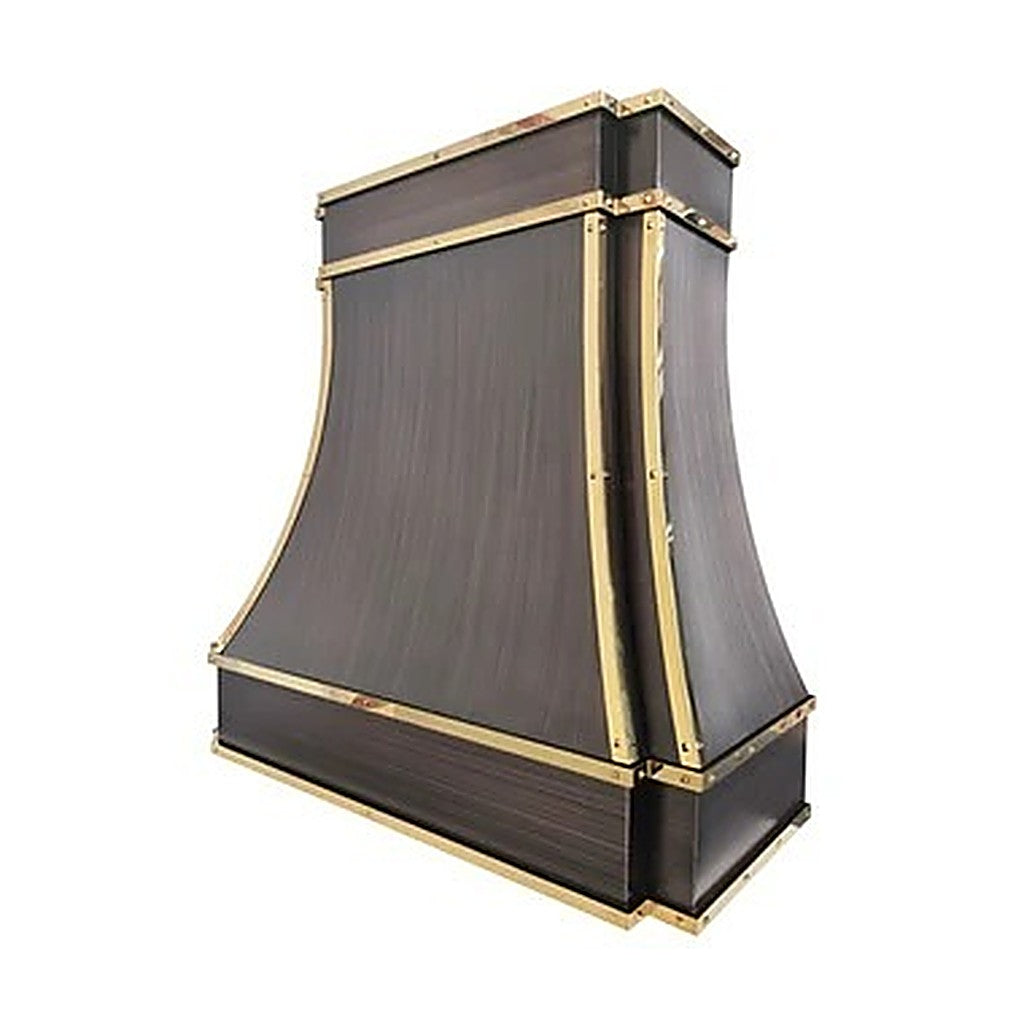 Custom Modern Farmhouse Copper Range Hood PC33-M02 — view 3