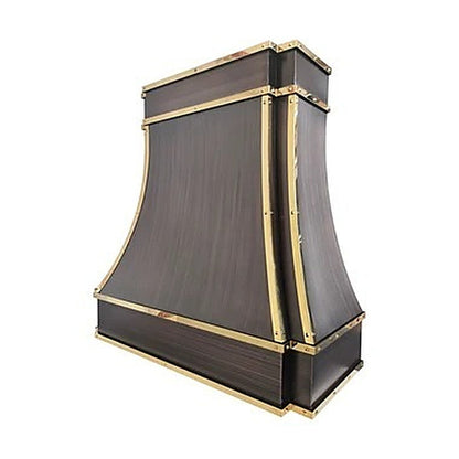 Custom Modern Farmhouse Copper Range Hood PC33-M02 — view 3